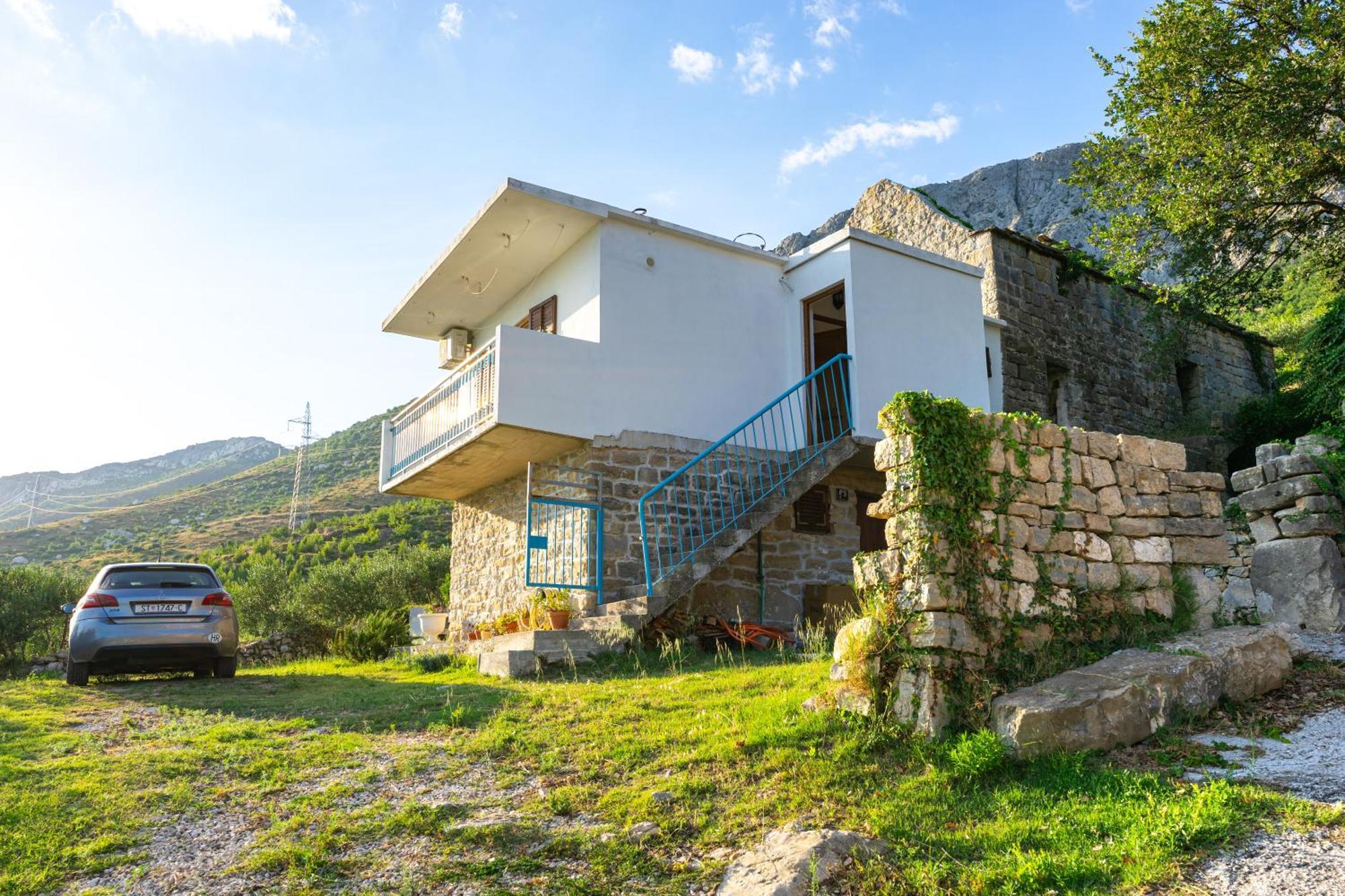 Villa Olive Garden House In Zrnovnica With A View & Bbq Esterno foto