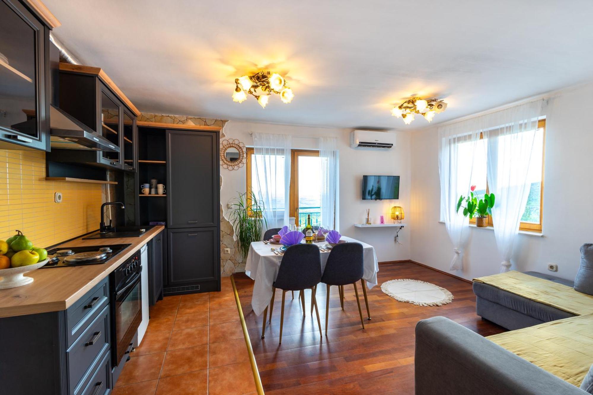 Villa Olive Garden House In Zrnovnica With A View & Bbq Esterno foto