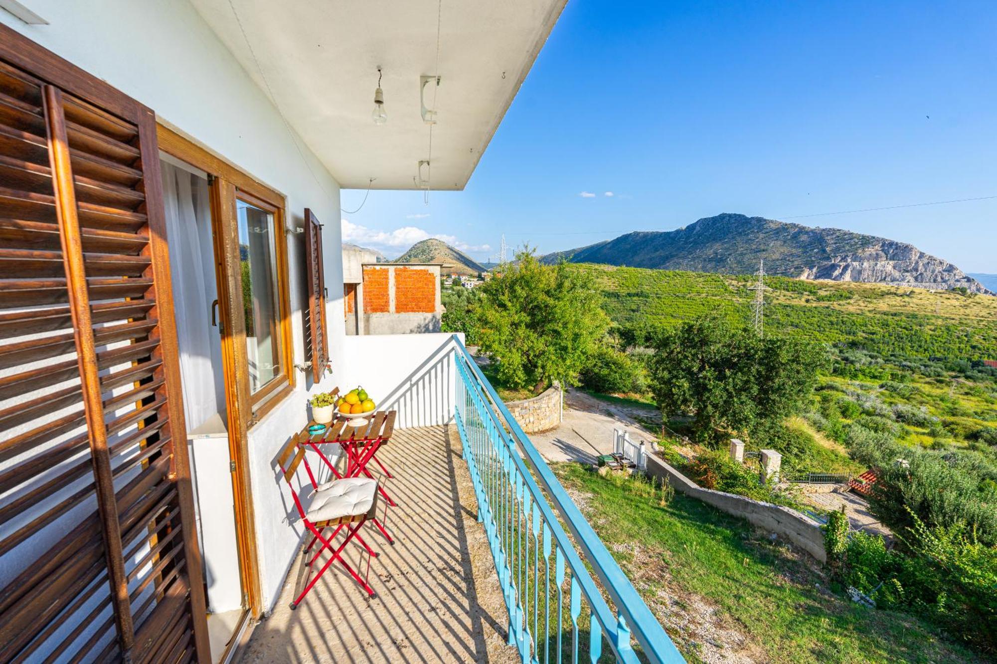 Villa Olive Garden House In Zrnovnica With A View & Bbq Esterno foto